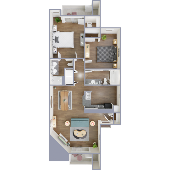 B2 U 307 floor plan